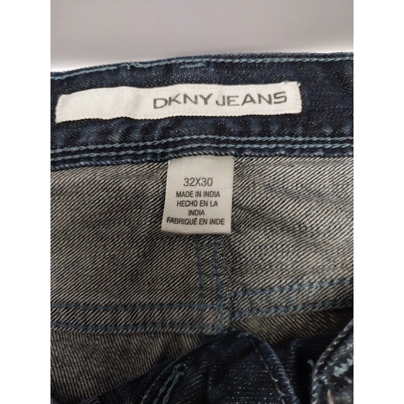 DKNY Denim Jeans Blue Regular Fit Mens Size 32x30 Vintage EUC - Picture 9 of 16
